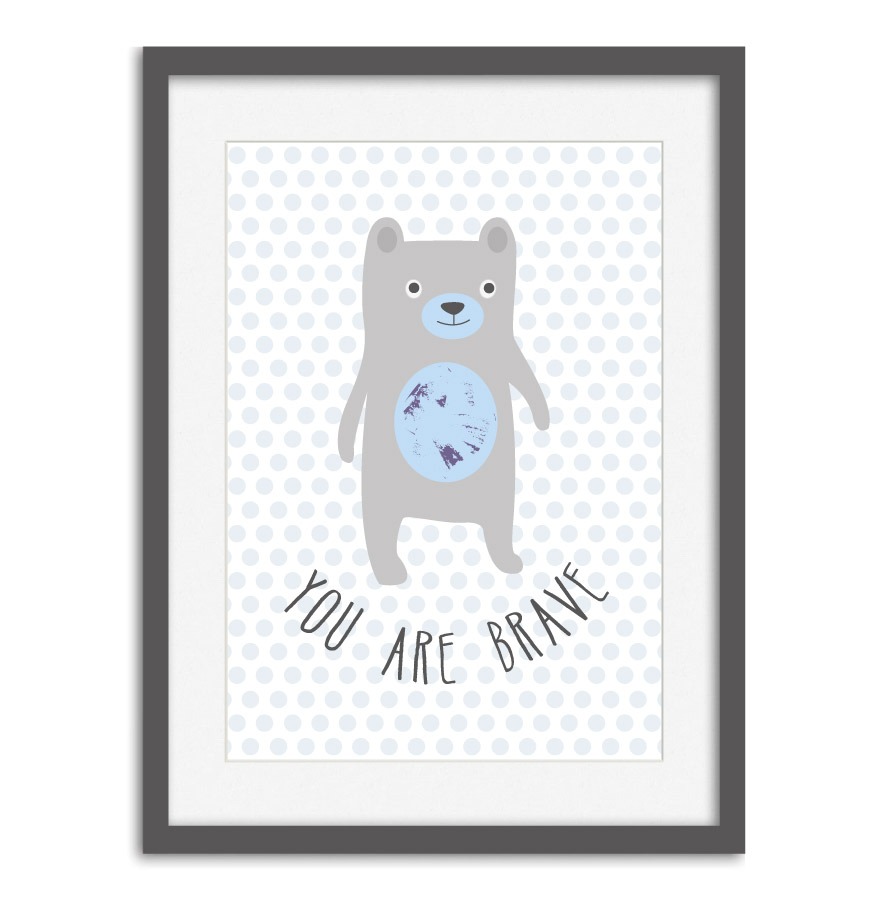 You are Lovely, Brave, Kind - Wall Art Combo – Blue - Image 2