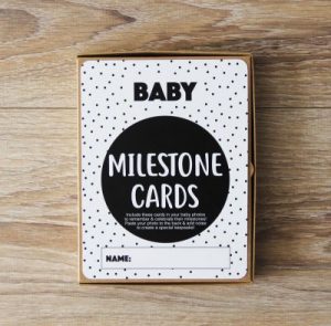 baby milestone cards